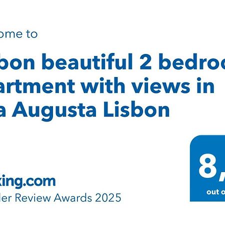Lisbon Beautiful 2 Bedroom Apartment With Views In Rua Augusta Lisboa Eksteriør bilde