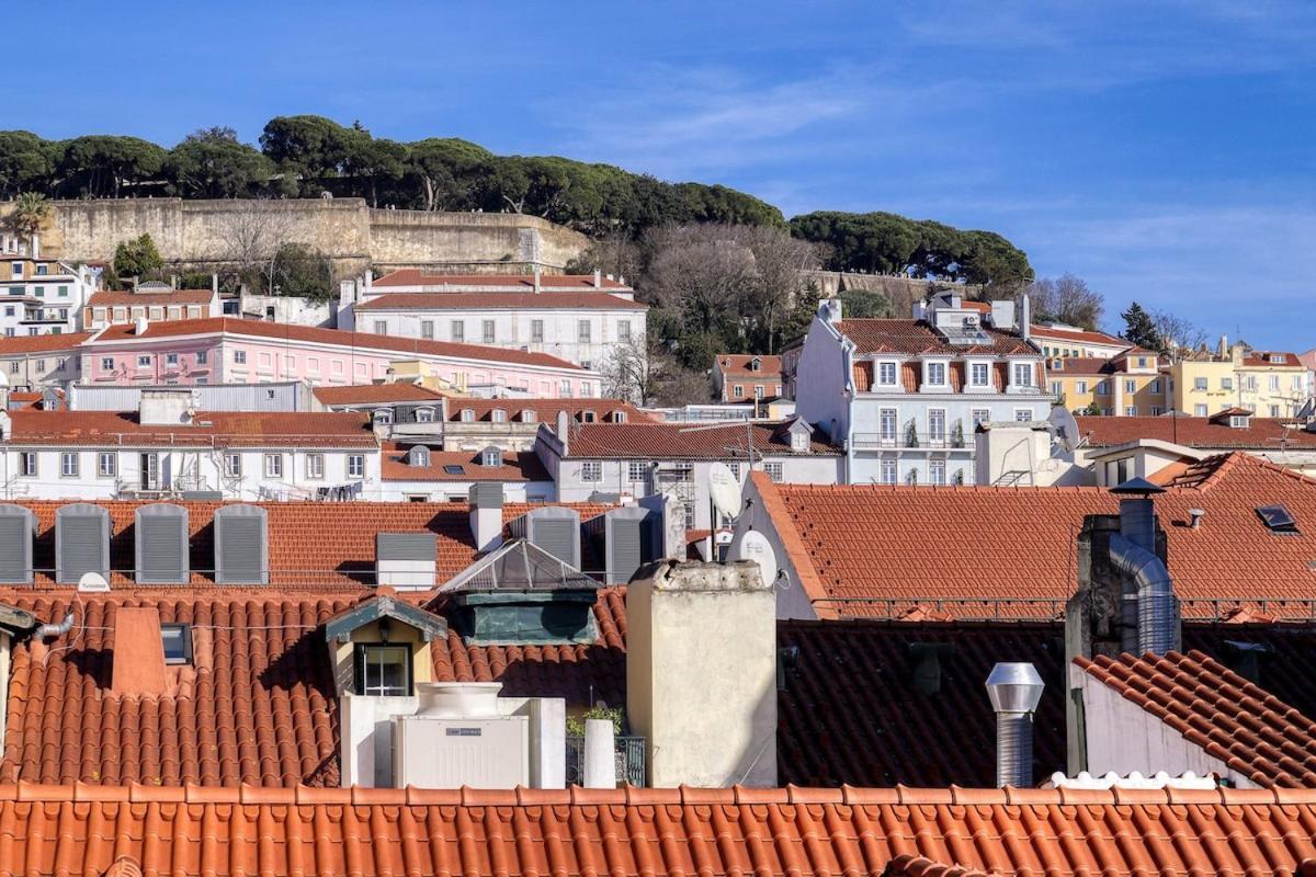 Lisbon Beautiful 2 Bedroom Apartment With Views In Rua Augusta Lisboa Eksteriør bilde