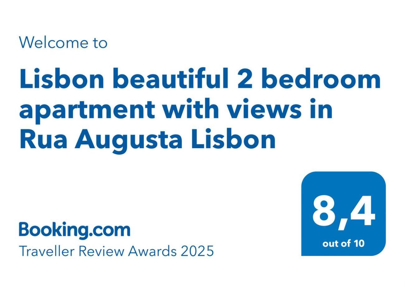 Lisbon Beautiful 2 Bedroom Apartment With Views In Rua Augusta Lisboa Eksteriør bilde